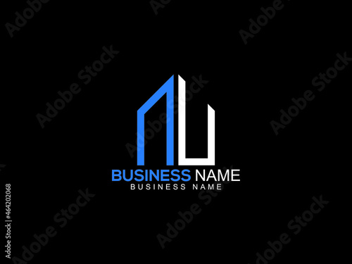 Colorful NU Logo, Creative NU n u Letter Logo Icon Vector For Any Type of Business