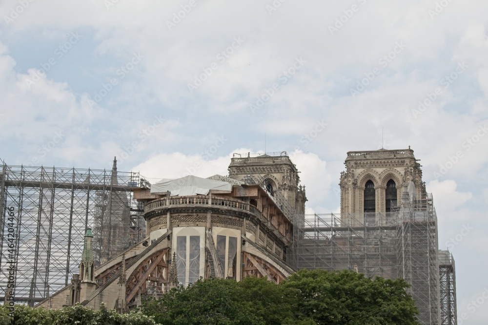 Fototapeta premium cathedral of notre dame de city