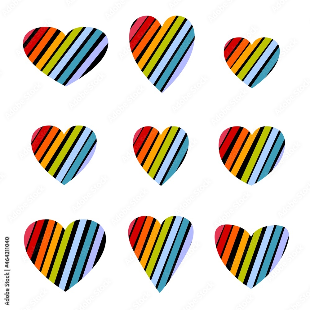 Seamless valentines pattern with hearts for postcard and gifts and cards Seamless valentines pattern with hearts for postcard and gifts and cards