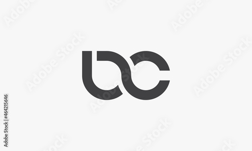 BC lowercase letter logo isolated on white background.