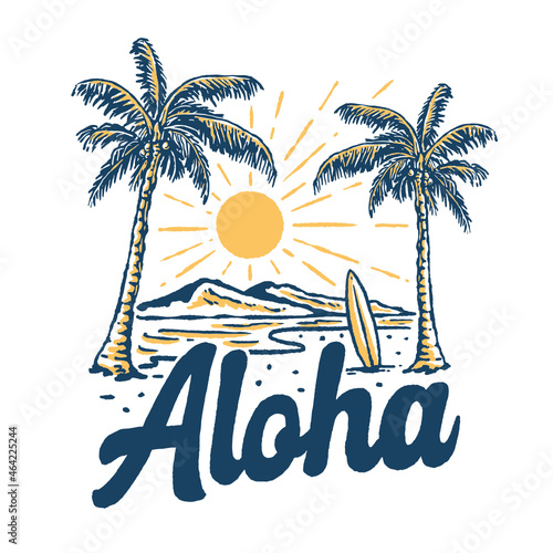 Beach illustration