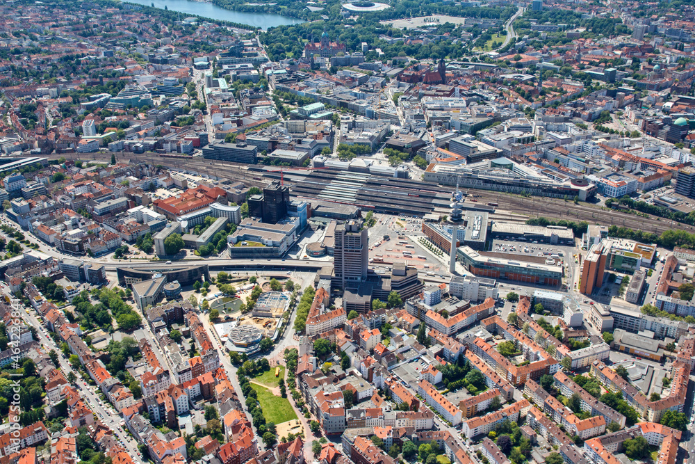 Luftbild Zentrum Hannover