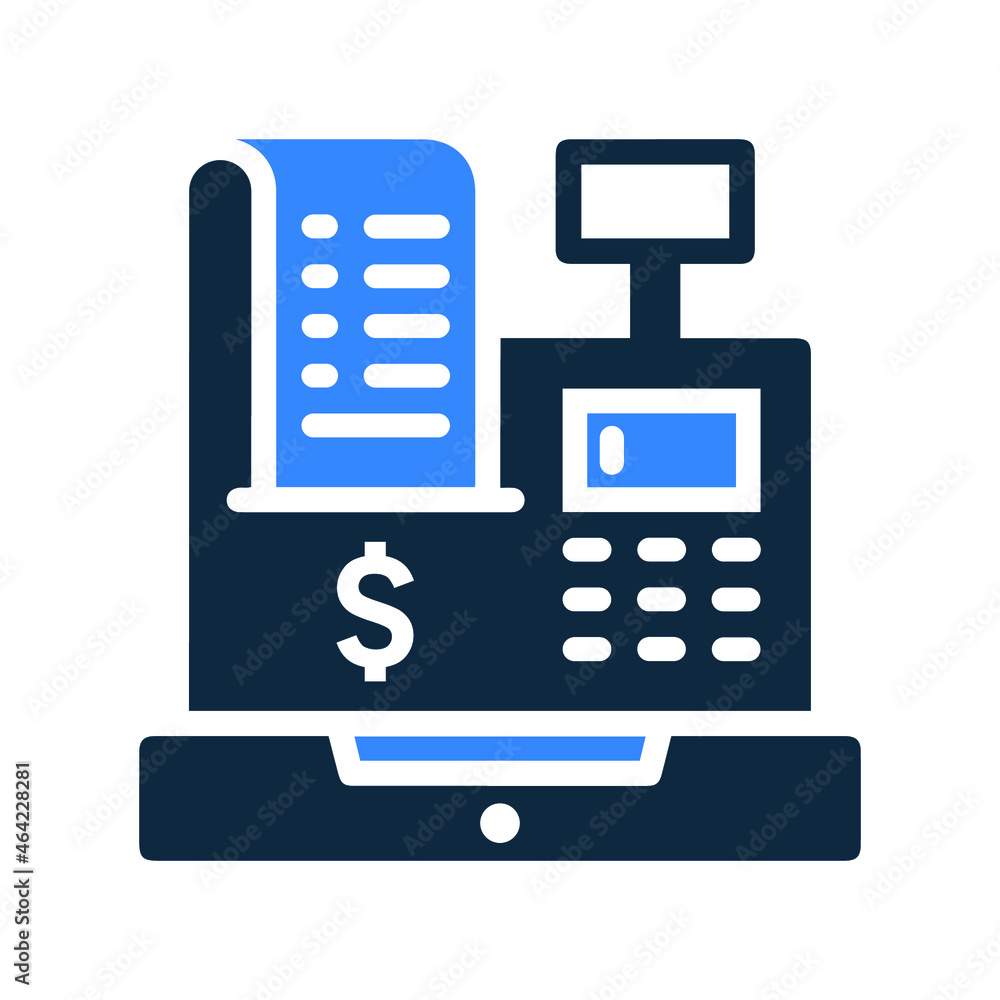 Shopping, counter, cashbox icon. Simple editable vector design isolated on a white background. Shopping, counter, cashbox icon. Simple editable vector design isolated on a white background.