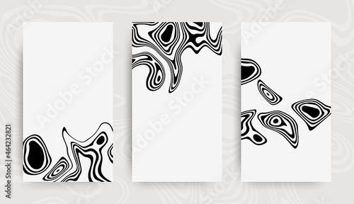 Social stories template, lifestyle concept.Vector template for social media posts, mobile apps, advertising and internet.