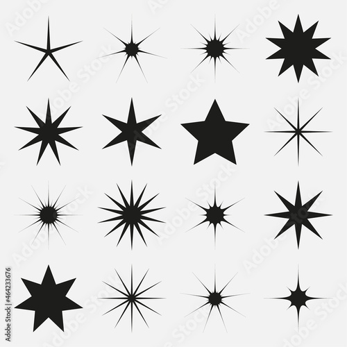 Vector stars sparkle icon
