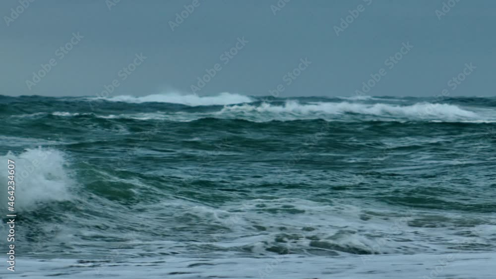 Ocean Waves Crashing Onto Beach At Desk Ocean Waves Crashing Onto Beach At Desk