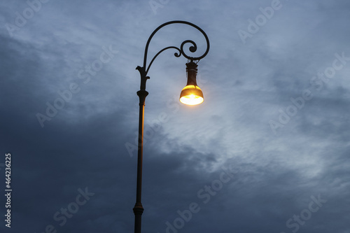 street lamp on sky © renatoromani