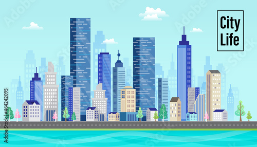 modern city skyline