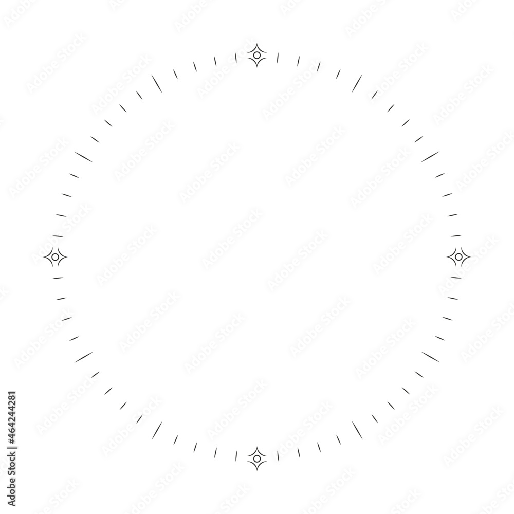 dial template for elegant watches, time circle with decorative elements, second, isolated on a white background, vector illustration dial template for elegant watches, time circle with decorative elements, second, isolated on a white background, vector illustration