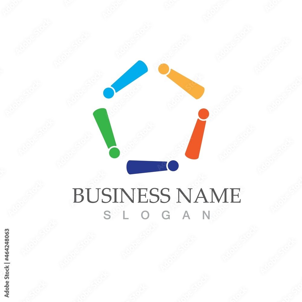 Community, network and social icon Community, network and social icon