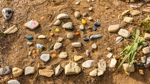 A stones in cala bramant in Llanca photo