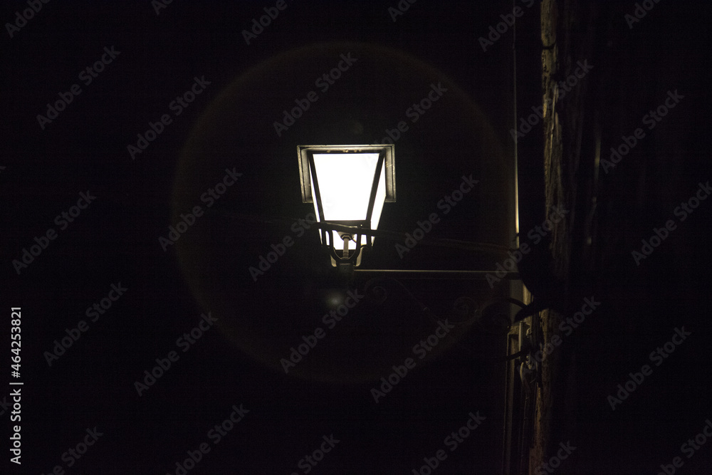 lantern in the night