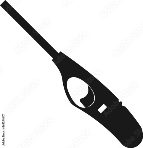 Gas lighter for stoves. Kitchen lighter. Vector image.