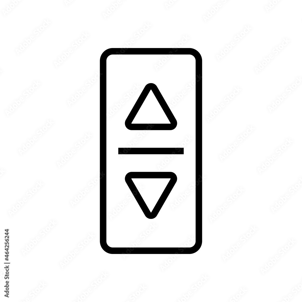 Elevator buttons panel outline icon Elevator buttons panel outline icon