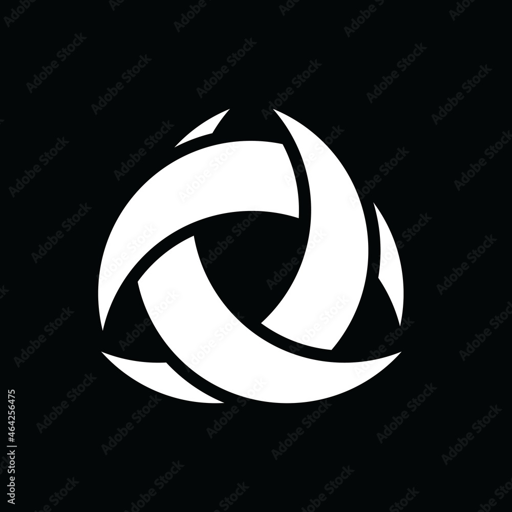 abstract logo black and white vector design abstract logo black and white vector design