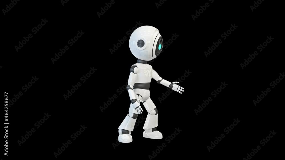 Robot points three points Robot points three points