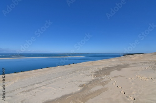 Beautiful view of the  Dune du Pilat  in Gironde . France