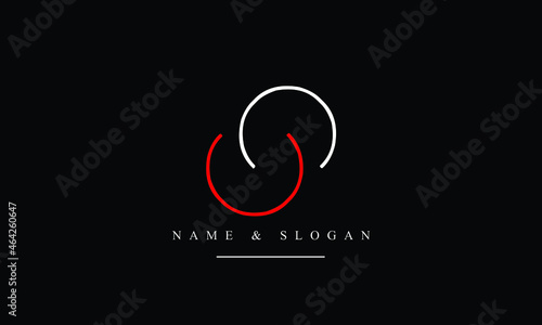 SC, CS, S, C abstract letters logo monogram
