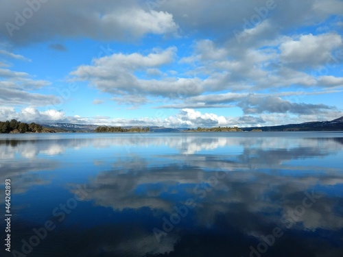 lake and clouds