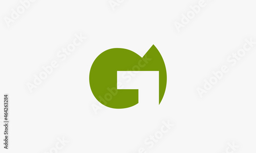 Free Download abtract letter G green color logo isolated on white background. - GFXLoad