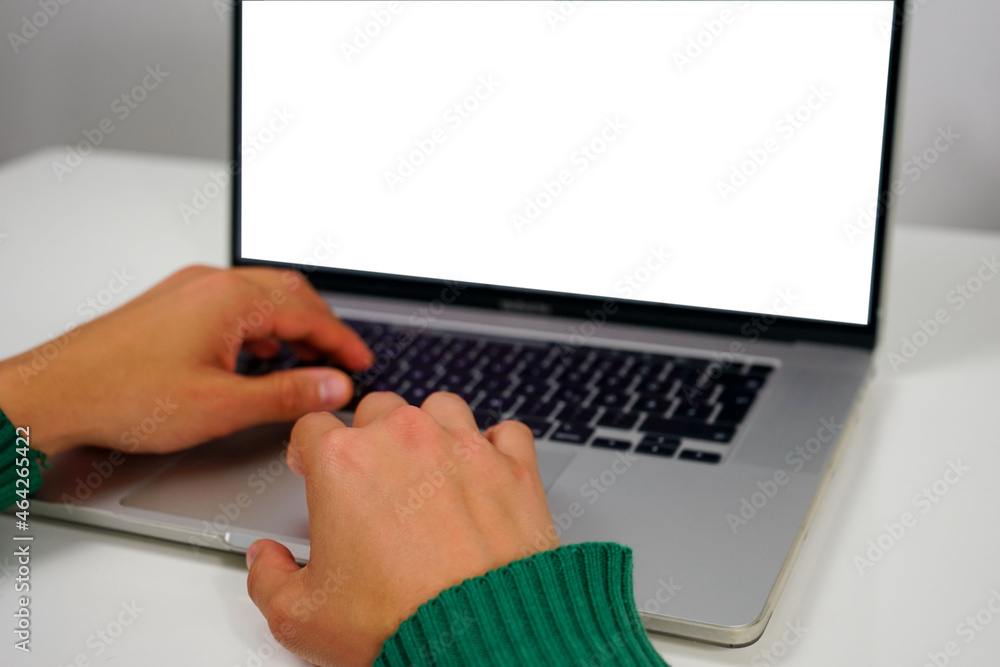 typing on laptop typing on laptop