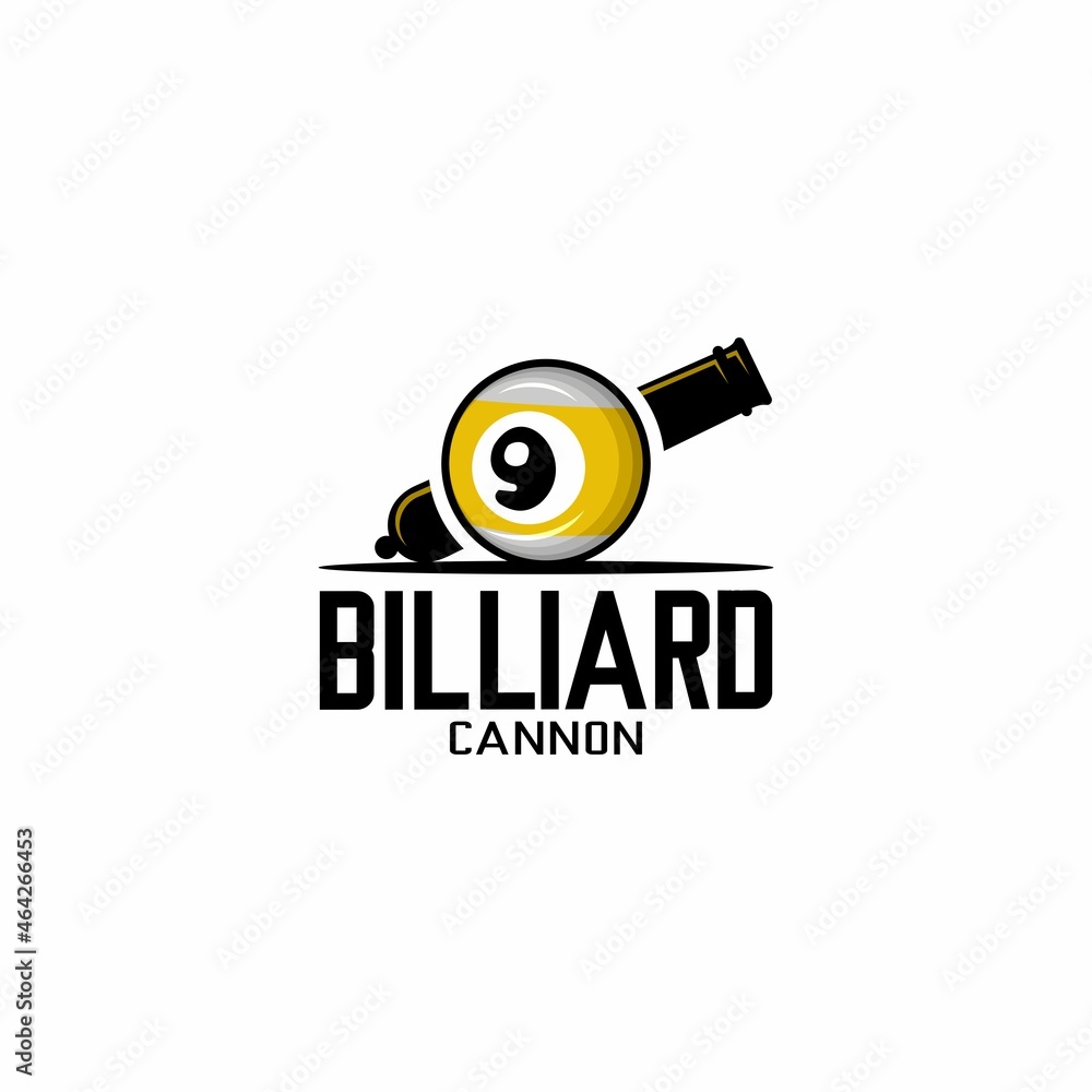 bar, cafe, billiard logo illustration vector