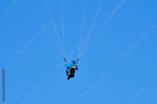 Paragliding at the dune du Pilat in France