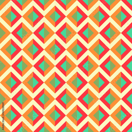 Abstract geometric seamless pattern background © hendripiss
