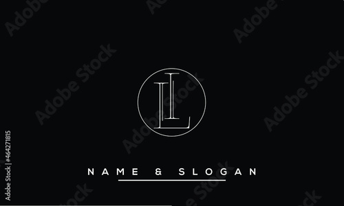 IL,  LI,  I,  L   Abstract Letters Logo Monogram