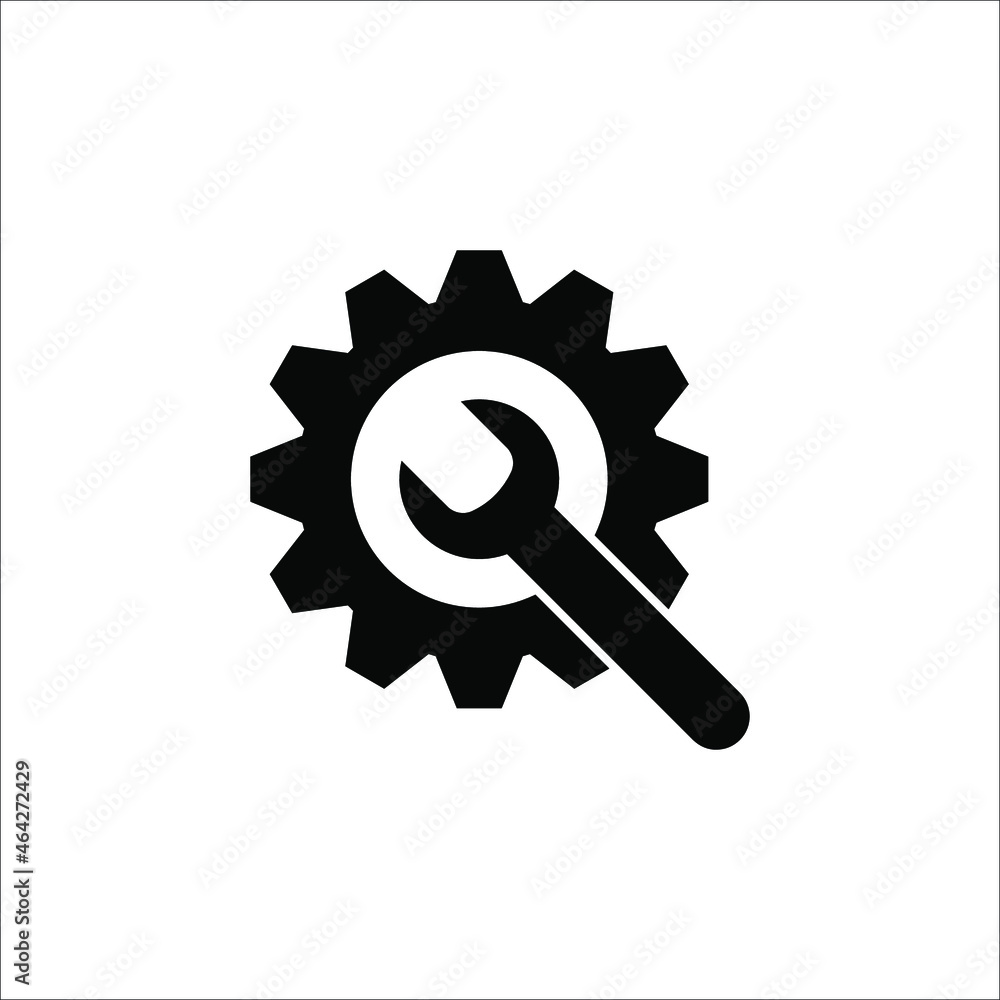 Service Tools icon.vector illustration on white background. color editable Service Tools icon.vector illustration on white background. color editable