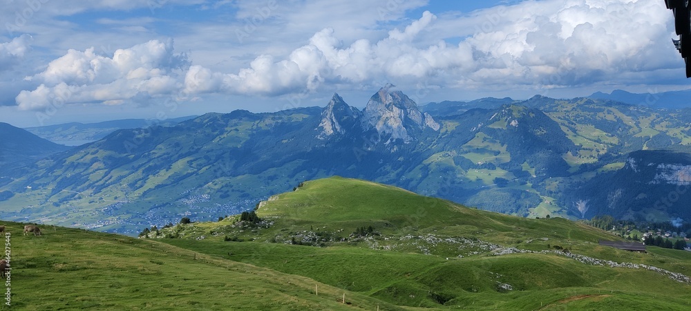 Fototapeta premium Kanton Schwyz Blick vom Frohnalpstock