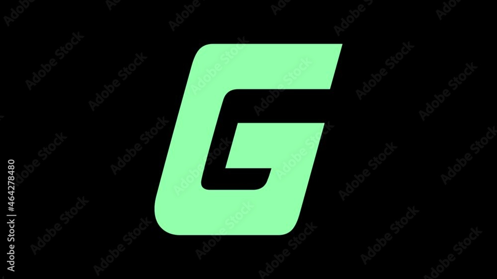 glowing letter glowing letter