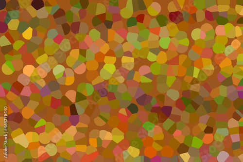 Wallpaper Mural Close up brown and orange pointillism Torontodigital.ca