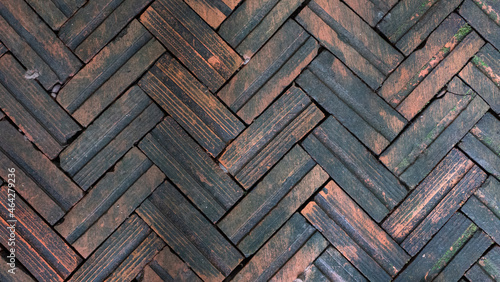 A classic pattern walkway.