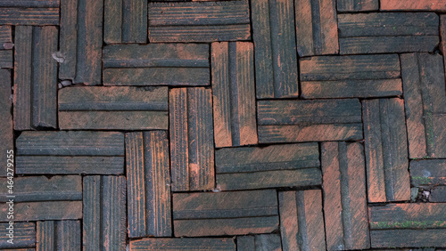 A classic pattern walkway.