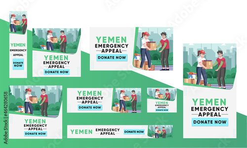 Charity & Donation Nonprofit organization Web banners, Google Ads, Instagram & Facebook Post & Stories