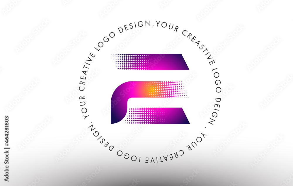Dots Letter E Logo. E Letter Design Vector with Dots. Dots Letter E Logo. E Letter Design Vector with Dots.