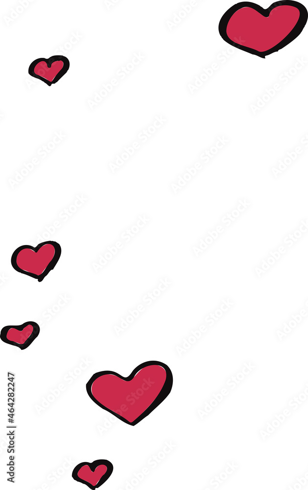 Line vector message heart love symbol logo black