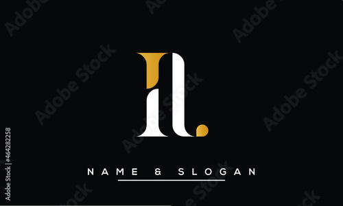 IL,  LI,  I,  L   Abstract Letters Logo Monogram