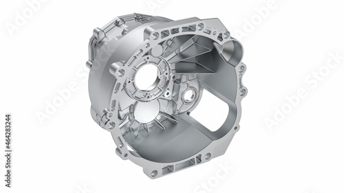 Photos 3D rendering of gearbox housing