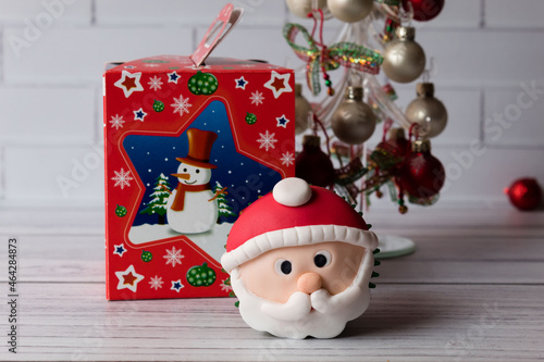 Santa Claus Cupcake for christmas
