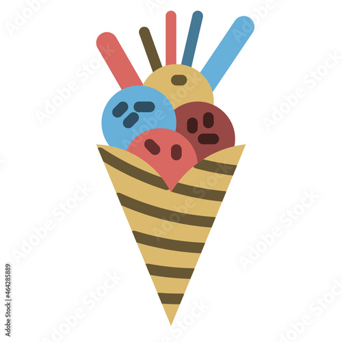 icecream flat icon