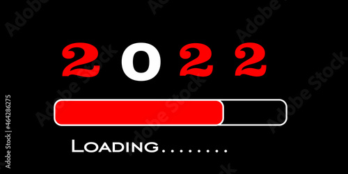 2022 Happy New Year logo design. Happy new year 2022. Modern Happy New Year Background.Happy New Year 2022 text design.Vector Illustration.