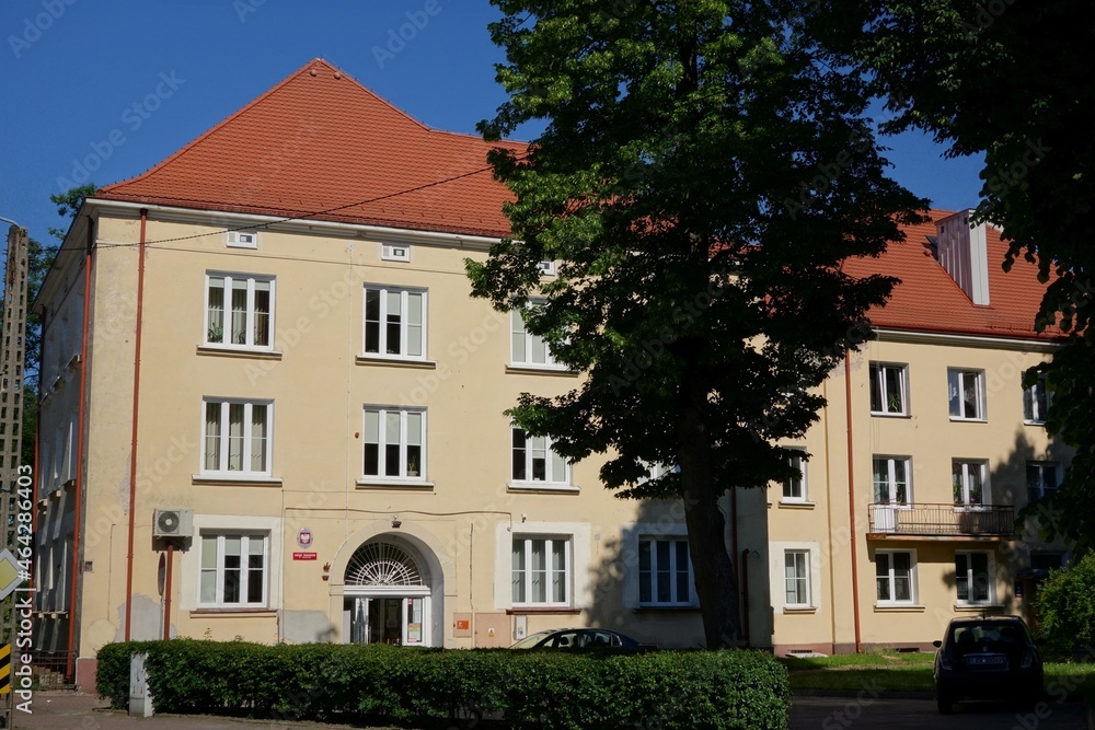 Naklejka premium Krasnik, zabudowa miejska.