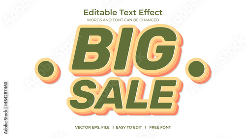 Big sale text effect style
