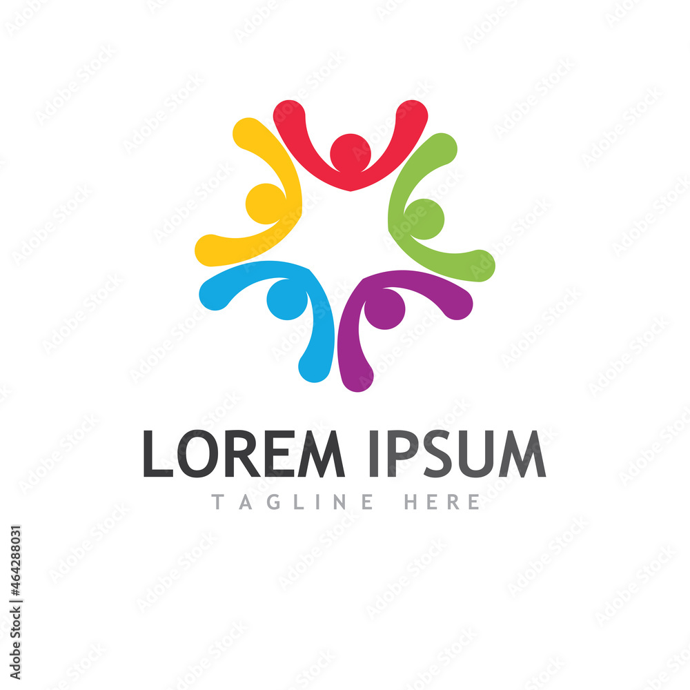 Community, network and social icon Community, network and social icon