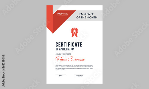 Certificate Layout