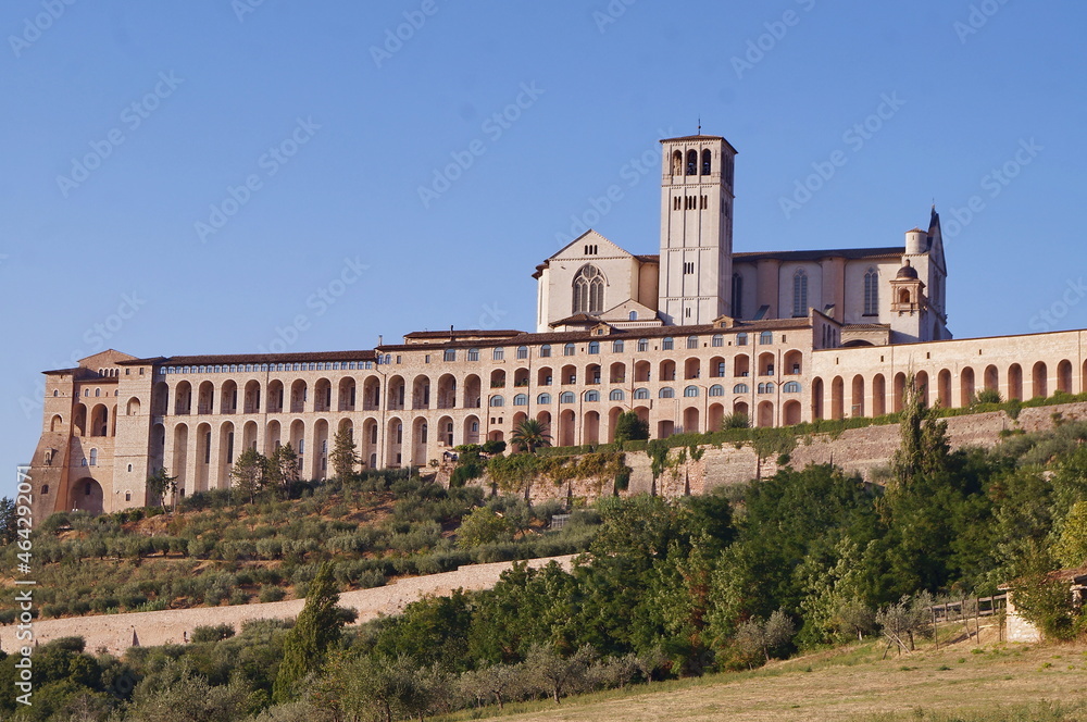 Abbey of San Francesco in Assisi, Italy