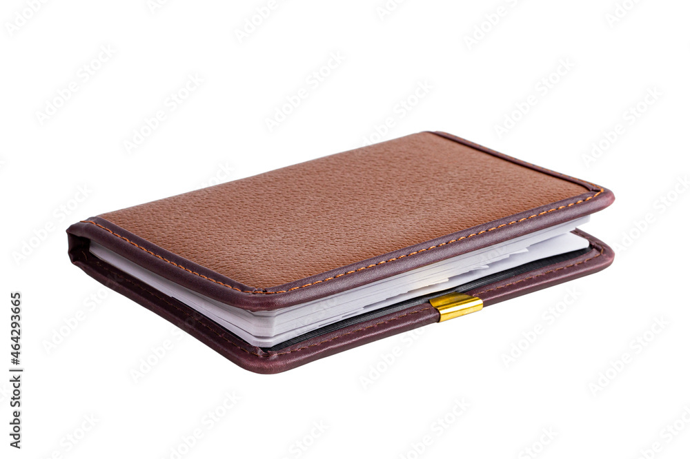 Stylish notebook on white. Stylish notebook on white.