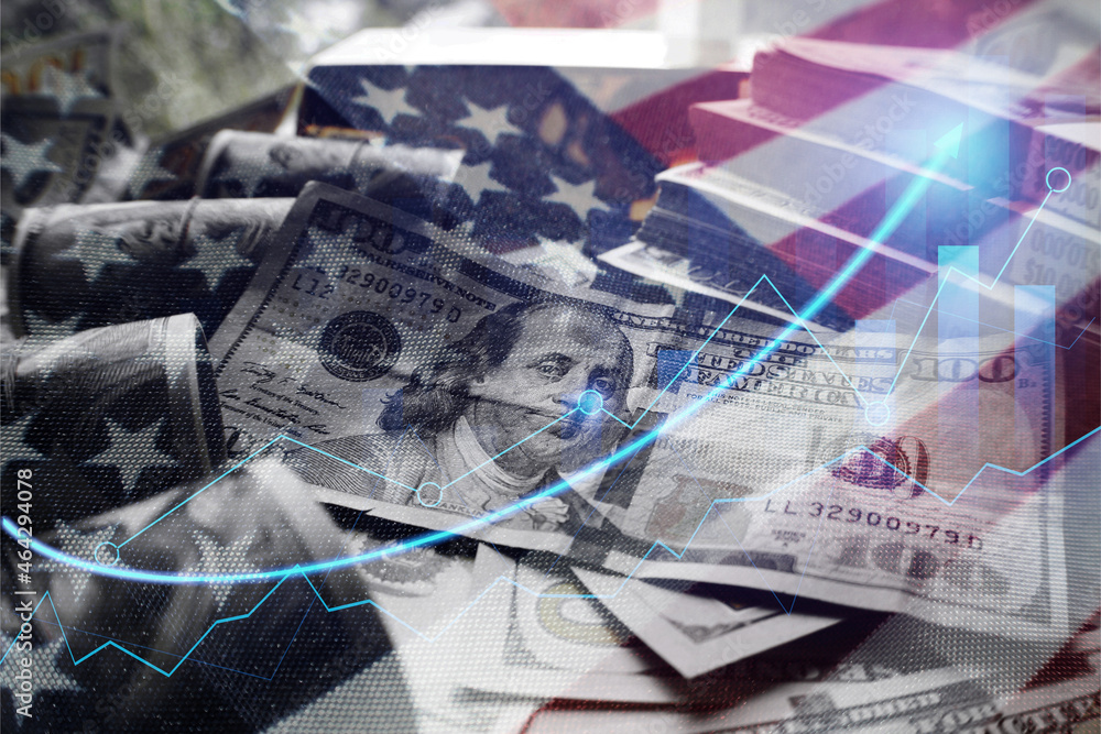 Business And Finance Concept Of Investments Taking Off In The U.S. Markets Business And Finance Concept Of Investments Taking Off In The U.S. Markets